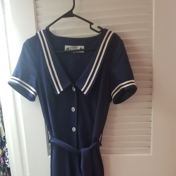 Hell Bunny Other - Hell Bunny pinup sailor romper